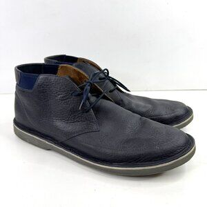 Camper Shoes Mens Size 46 US 13 Chukka Desert Boots Navy Blue Leather